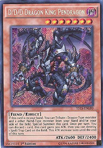 Yu Gi Oh D D D Dragon King Pendragon Ys15 Enl00 Starter Deck Dark Legion 1st Edition Secret Rare Amazon De Spielzeug