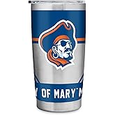 Rico Industries NCAA Mary Marauders Standard 20oz Stainless Steel Tumbler with Lid - Great For Coffee, Tea, Water or Cocktails