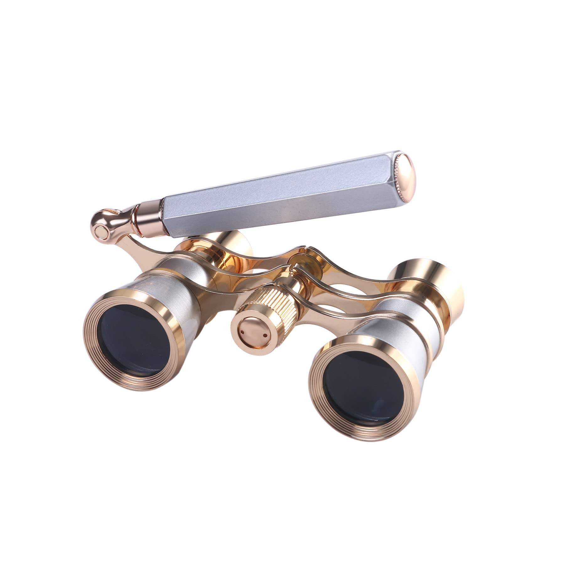 Aroncent Opera Glasses Binoculars 3X25 Theater Glasses Mini Binocular Compact with Handle for Adults Ladies Women in Opera Musical Concert