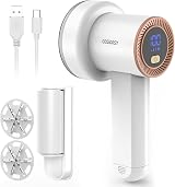 Cosicosy Debobbler Bobble Remover with 3 Blades LED Display 2 in 1 Lint Remover