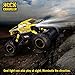 Geekper Electric RC Cars Built with LED Headlights - Offroad Remote Control Car RTR RC Buggy RC Monster Truck 1:16 4WD 2.4Ghz High Speed ( with 2 Rechargeable Battery )