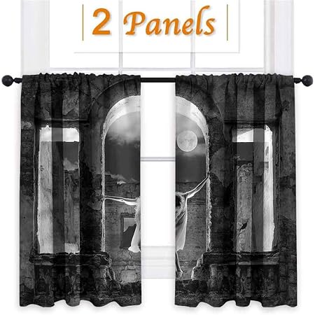 Amazon.com: All of better Modern Solid Curtain for Living Room Print