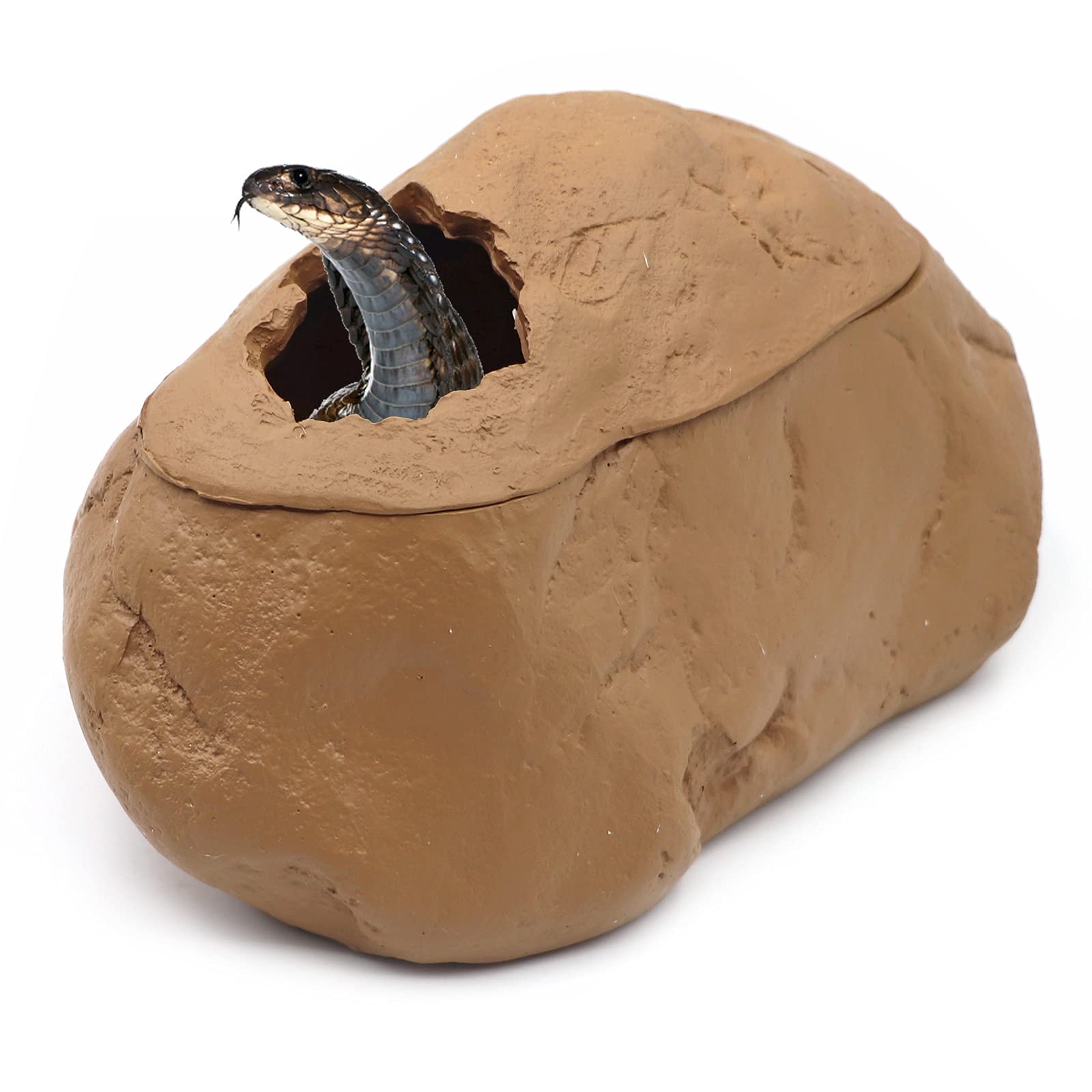 Svauoumu Wetbox Leopard Gecko Snake Cave Gecko Terrarium Snake Terrarium Cave Repti Shelter Turtle Hole Lizard Fish Amphibian Hiding Place