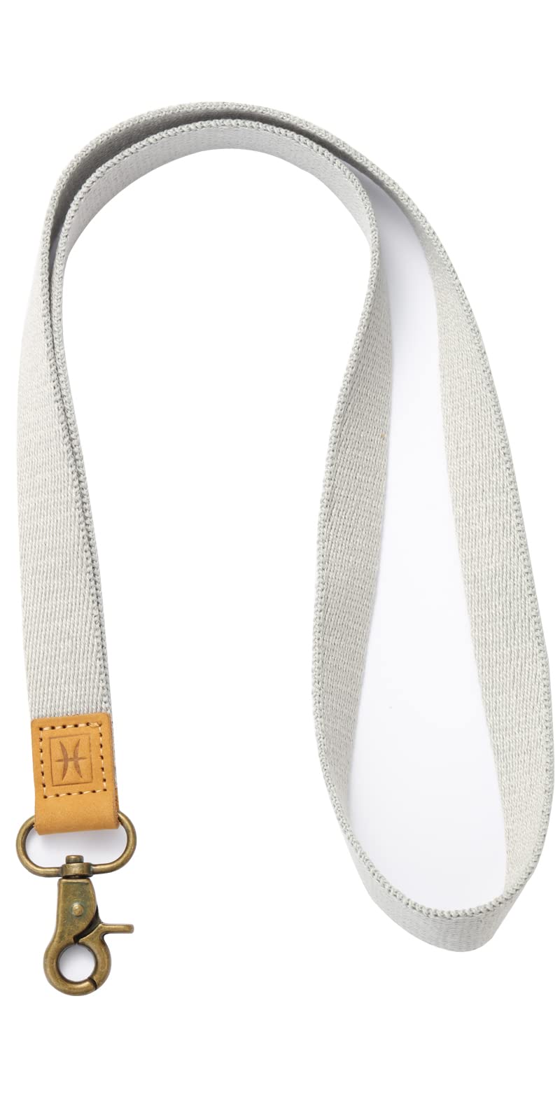 HEZEN Cool Lanyards,Neck Strap Key Chain Holder, Neck Lanyards for Keys,Wallets and ID Badge Holders (Light Gray) — image 1