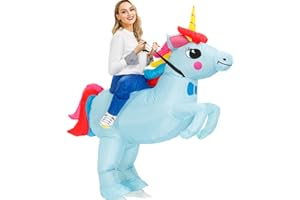 KOOY Inflatable Costume Adult,Inflatable Halloween Costumes,Unicorn costume adult,adult halloween costume women,Blow up Costumes