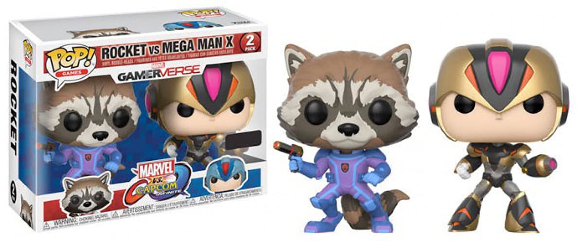 Funko POP! Games: Marvel vs Capcom - Rocket/Megaman (set of 2)
