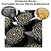 Stardust Micas Pigment Powder Cosmetic Grade Colorant for Makeup, Soap Making, Epoxy Resin, DIY Crafting Projects, Bright True Colors Stable Mica Batch Consistency (Black Shimmer, 10 Gram Jar)