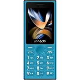 Unnecto Bolt F1, Unlocked Phone, 2026, US Warranty (Blue) | Dual SIM, 4G, LTE, ThreadX, 1500mAh, 2.4" Display, Large Buttons, Keypad, Bluetooth 5.0, USB-C, VGA Camera with Flash