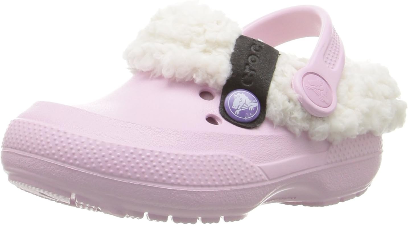 Crocs Unisex Kids ClscBlitz2ClogK Clogs, Pink (Ballerina Pink/Stucco), 2 UK Buy Online at Best
