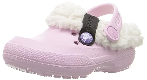 ballerina pink fuzzy crocs