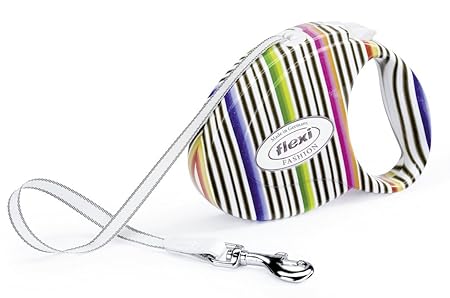 flexi Hundeleine Fashion Ladies Medium. 5 m bis 25 kg, Stripes