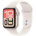 Apple Watch SE 3 [GPS + Cellular, 40mm] Starlight Aluminum Case with Starlight Sport Band, M/L (Renewed) - View 4