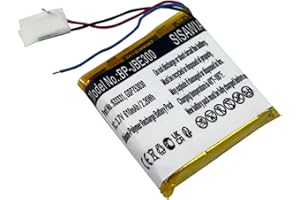 Sisawia Replacement Battery for JBL E45BT,E55BT,Everest Elite 300,Everest Elite E45BT,Everest Elite E55BT,Live 650BT NC,633331,GSP753030,610mAh