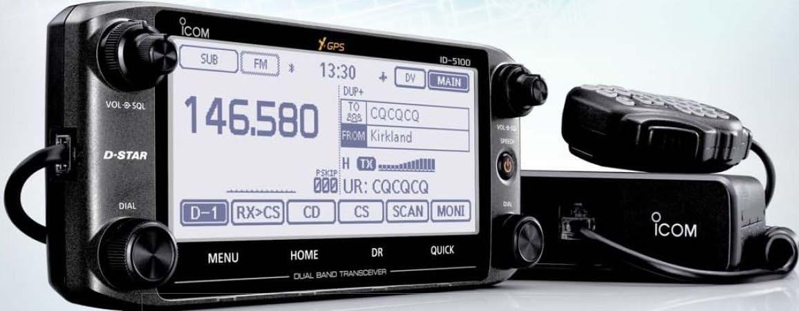Icom Id 5100e Dstar Mobile Touchscreen Integrated Gps Unblocked Version Amazon Co Uk Electronics Photo
