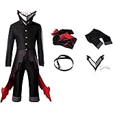 Cosfun Mens Anime Okarun Cosplay Costume with Mask Full Outfits for Halloween