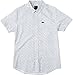 RVCA Men's Thatll Do Floral Short Sleeve Woven Shirt, White, Large