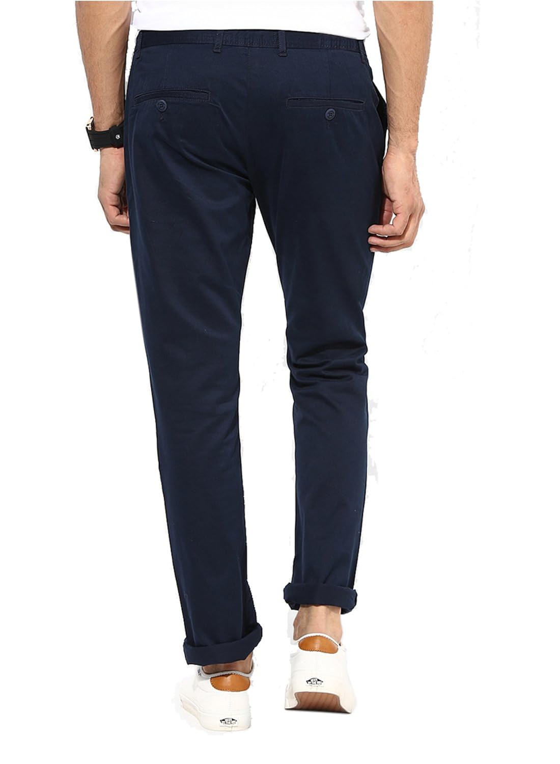 ad & av mens casual trouser (110_mens_lycra_black_hh)-black