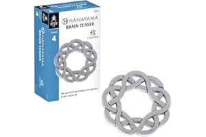 BePuzzled |Coaster Hanayama Metal Brainteaser Puzzle Mensa Rated Level 4, for Ages 12 and Up