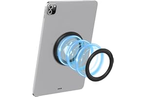 RPUZONIER iPad Wall Mount Holder - Magnetic Adsorption for 7.9-14" Tablets, Ultra-Thin Stand for Car, Kitchen, Bathroom, Gym, Fridge