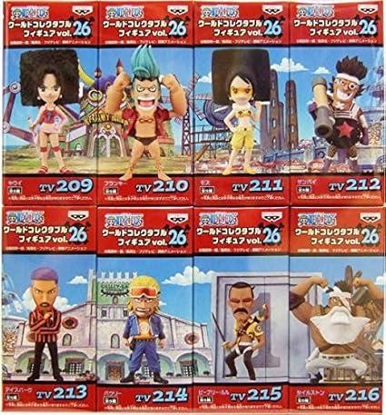 Amazon Co Jp ワンピースone Pieceワールドコレクタブルフィギュアwcf26全8種コンプリートセットワーコレ ホビー