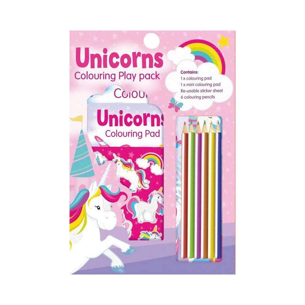 Alligator Books Unicorn Colouring Play Pack