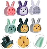 COLLBATH 6pcs Cartoon Towel Hook Rack Self-Adhesive for Home & Kitchen view 7