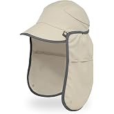 Sunday Afternoons Sun Guide Cap UPF 50+ Sun Cap | Convertible Ventilation, Clamshell Brim, removable neck cape, Stretch Comfort sizing, moisture-wicking sweatband