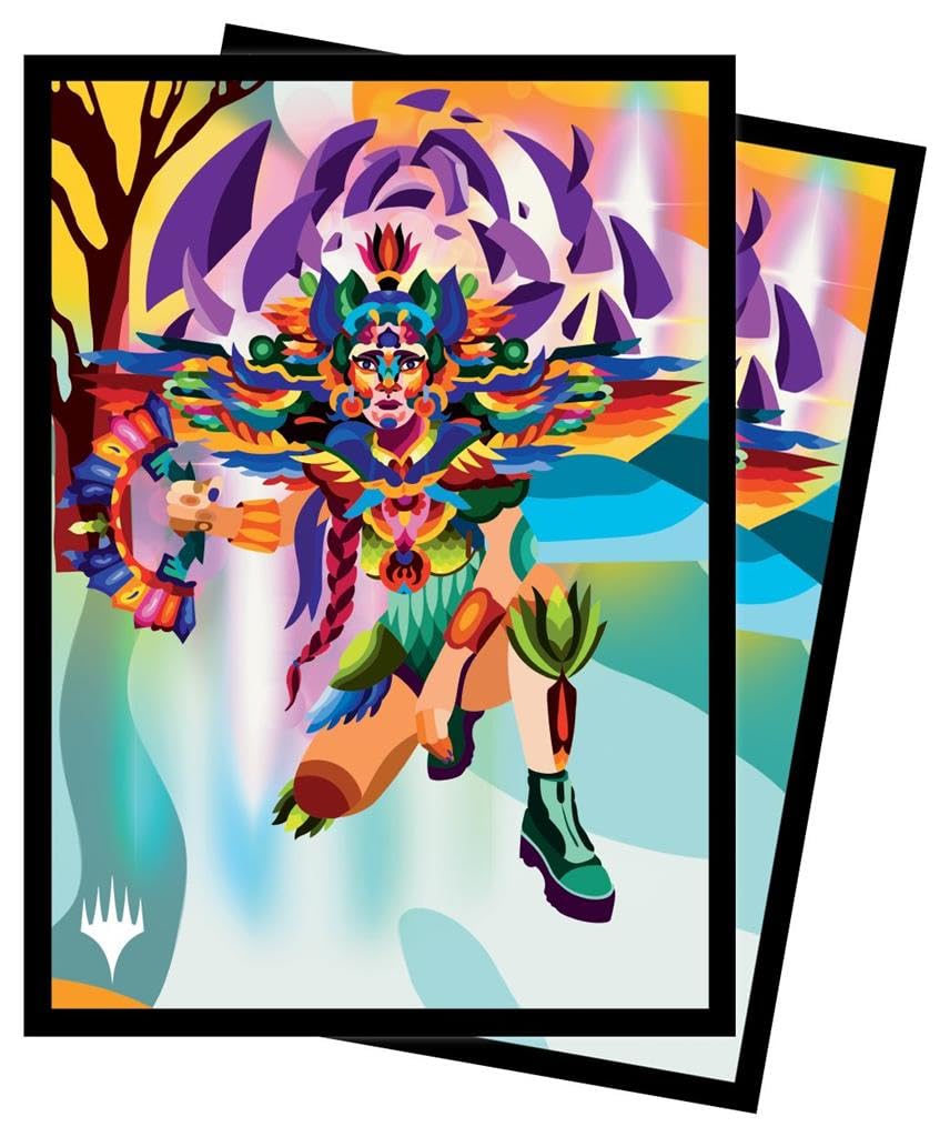 Ultra Pro - The Lost Caverns of Ixalan 100ct Deck Protector® Sleeves Huatli, Poet of Unity for Magic: The Gathering, Protect MTG Cards from Scuffs & Scratches, Standard Size Card Sleeve Protector