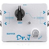 JOYO Buffer Pedal Effect Built-in Double Buffer Groups and Boost for Electric Guitar Bypass High-end Edition Dr.J Series (D57)