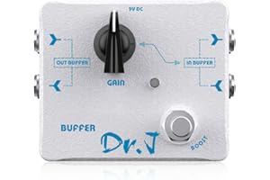 JOYO Buffer Pedal Effect Built-in Double Buffer Groups and Boost for Electric Guitar Bypass High-end Edition Dr.J Series (D57)