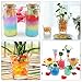 POKONBOY Water Beads Rainbow Mix Water Bead Toys Large Water Beads Pack 50000 Beads Non Toxic Water Beads Vase Filler Bottle Pack Bead Sensory Balls for Kids Water Beads Gun Party Favors