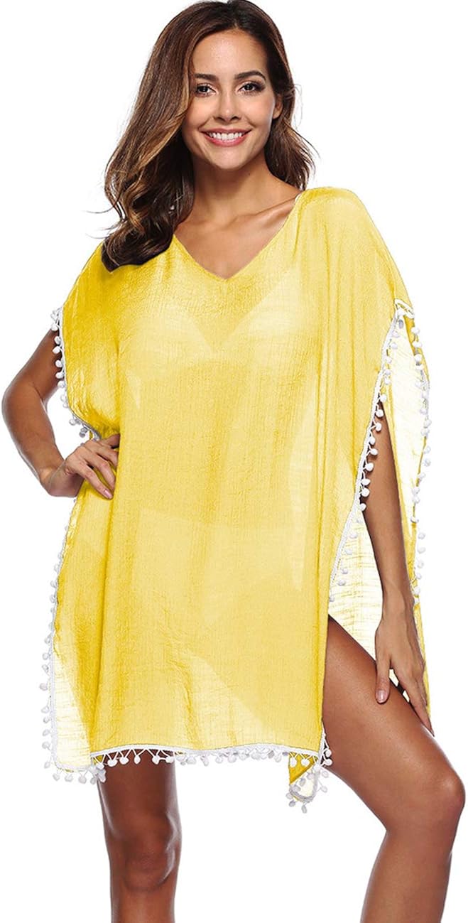 Vestido Cover-Up Para Playa - Algodón 100% | Con Botones Y Estilo Camisa | Mujer