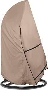 ULTCOVER Patio Hanging Egg Chair Cover - Waterproof Outdoor Single Seat