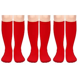Toddler Baseball Socks Kids Red Baseball Socks