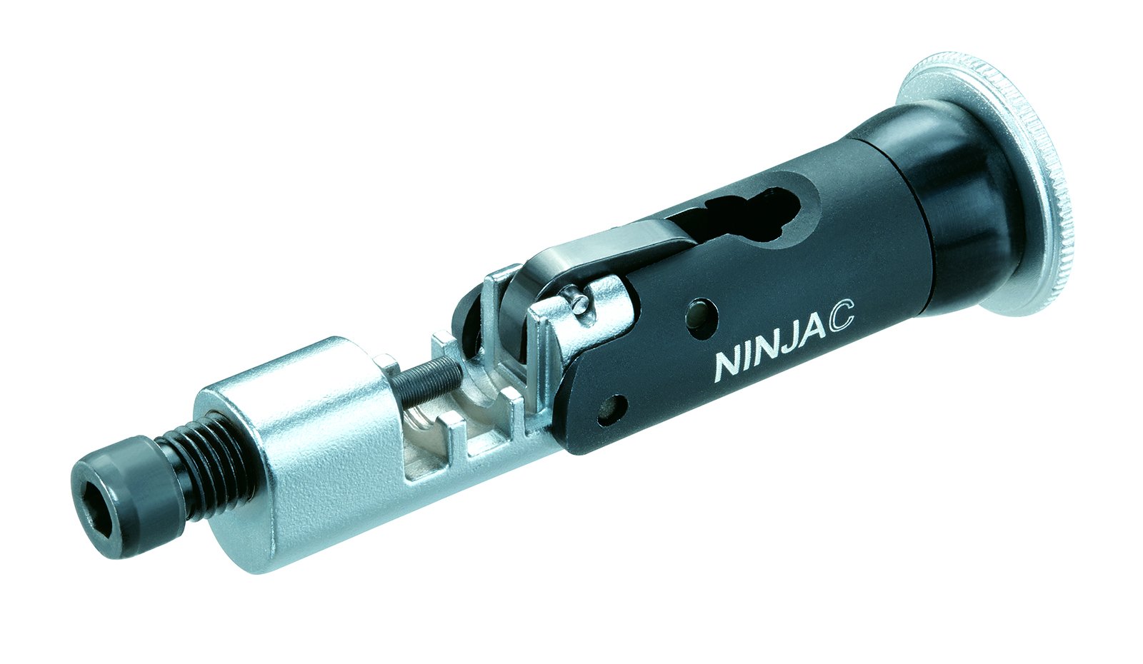 Topeak Unisex's Ninja C Hidden Bike, Black, Silver, 8.6 x 2.3 x 2.3 cm / 3.4 Tool 8.5 x 2.3 x 2.3 cm / 3.3 x 0.9â€ (Chain Hook)