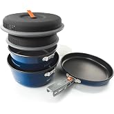 GSI Outdoors Bugaboo Ceramic Base Camper Cookset, Ceramic, Small to Large