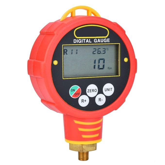 Precision Pressure Gauge, Air Pressure Gauge Practical Digital Air Pressure Gauge, 1/8In NPT for
