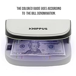 Khippus K410 Counterfeit Bill Detector with LED UV