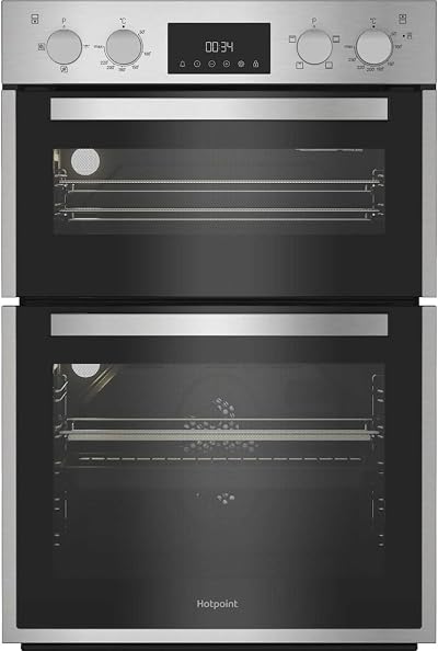 Hotpoint DIH 10DIX Built-In Double Oven Stainless Steel