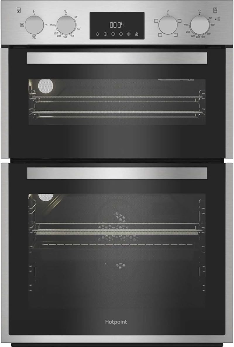 Hotpoint DIH 10DIX Built-In Double Oven Stainless Steel