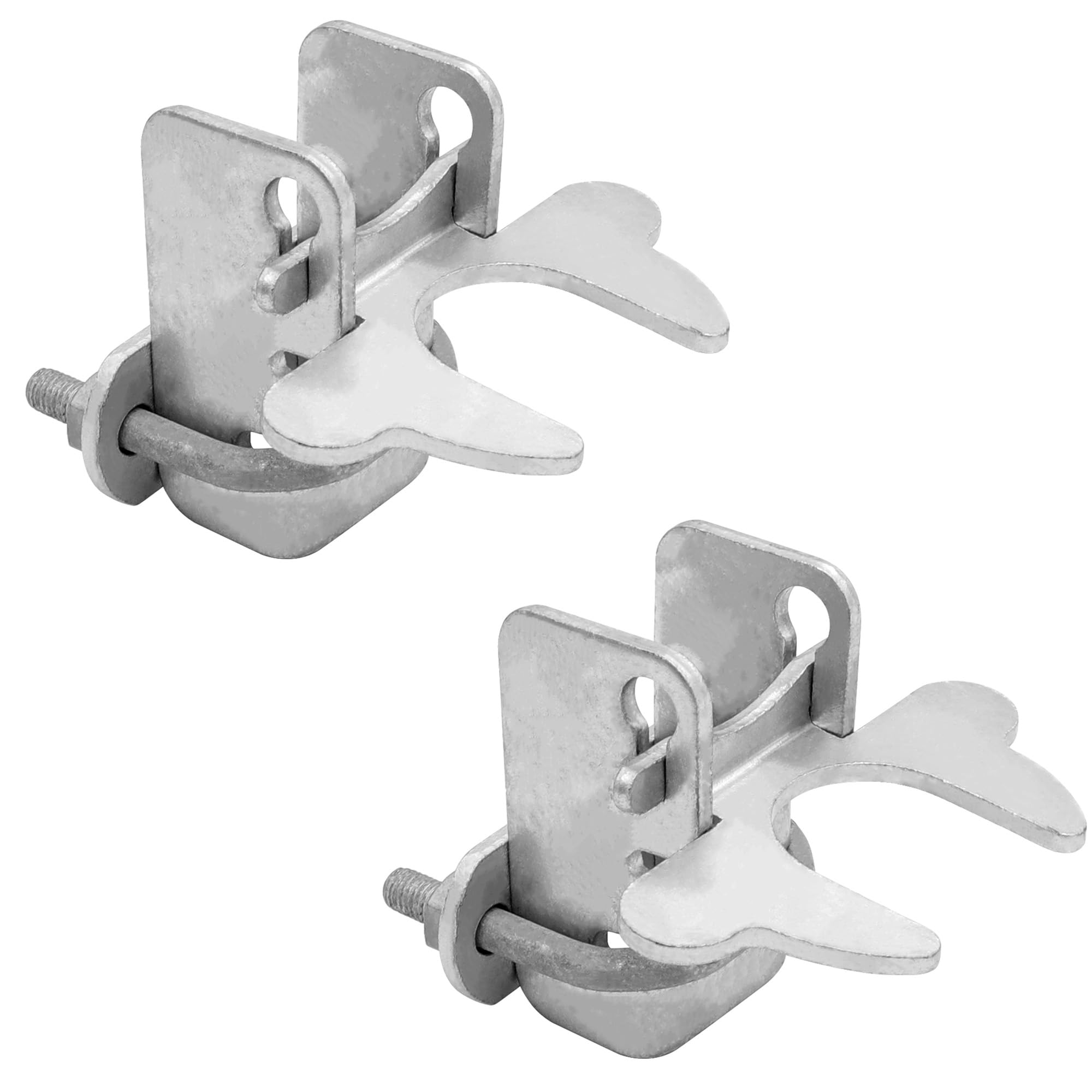 Photo 1 of 1-3/8" Kennel Gate Latch,KINNAN Butterfly Gate latches,Chain Link Fence Gate Latch Lock for Dog Kennels with Padlock Hole,Kennel Panels from 1-3/8'' to 1-3/8" Kennel Gate Frame 2 PCS