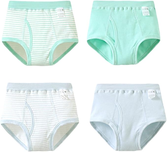 Zhhlinyuan Boys Elastic Cotton Underwear Children's Comfortable