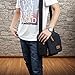 [Deal of The Day] Bagerly Business Messenger Bags Small Canvas Vintage Shoulder Bag Multi-Pockets Crossbody Work Satchel.