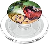 Flying Bat Red Devil Satan Vampire Girl Sexy Blonde