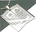 Koranic Yaseen & Ayatul Kursi Book Necklace Silver Tone Pendant