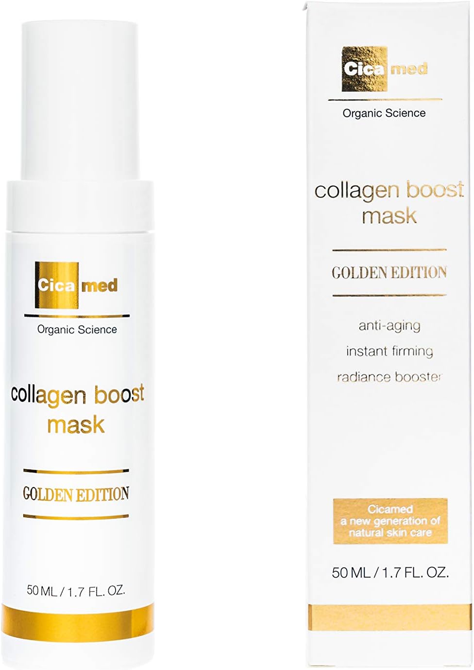 CicamedCollagen Boost Face Mask Gold Golden Edition Serum