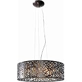 ET2 Inca-9 Light Pendant in Contemporary style-23.5 Inches Wide by 10 inches high-Bronze Finish-LED Lamping Type