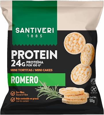 – Mini Panquecas de Proteína com Sabor a Romancrim, Lanche de Proteína com 24 g de Proteína, Rico em Fibra, Sem Azeite, Glúten e Lactose – 50 g