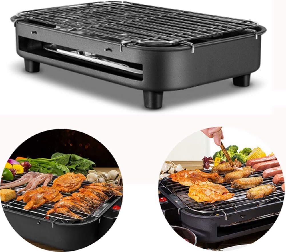 Review HONGLONG Indoor Grill,Electric SmokeFree Grill,Multifunctional