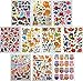 Jazzstick 10-Sheet Zoo Animal Sticker Value Pack Bulk Lion Giraffe Fish Snake Panda Horse 04
